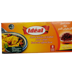 Ideal cube de bouillon déshydraté saveur safran