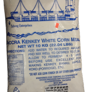 Accra Kenkey farine de mais blanc 10kg(22.04lbs)