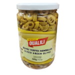 Oualili Olives Vertes Rondelles 340g