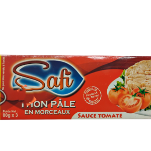Safi Thon Pale en Morceaux Sauce Tomate 3*80g