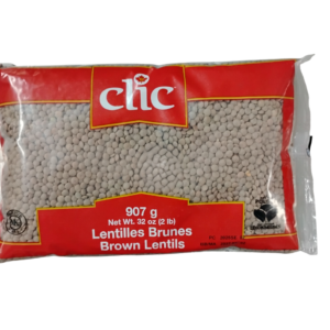 Clic Lentilles Brunes 907g