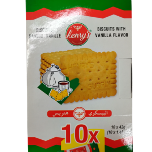 Henry's biscuit Saveur Vanille 10*42g
