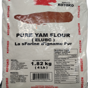 Kotoko Brand Farine d'Igname Pur 1.82kg 4lb