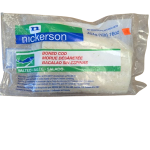 Nickerson Morue Désarrêté salée 454g