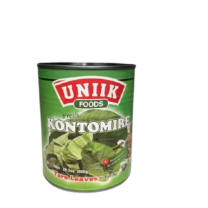 Unik Foods Kontomire Feuilles de Taro en Saumure 800g